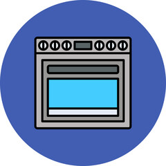 Obraz premium Oven Icon