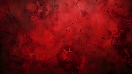 Abstract Red Texture with Cracks