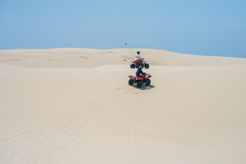 Sand dune off-roading in Florence, Oregon, USA