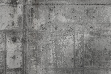 Obraz premium The photo shows a close-up of a grey concrete wall