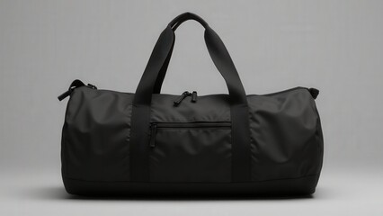 Sleek carry on duffel bag mockup, showcasing durability and modern appeal