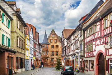 Street in Budingen, Germany