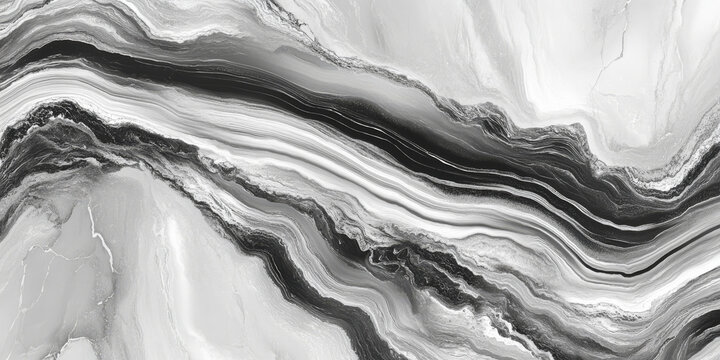 Smooth marble texture background in shades of gray and white, ideal for elegant and sophisticated designs