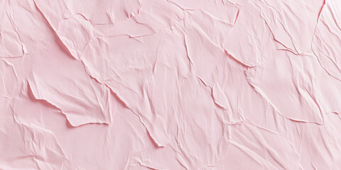 Fototapeta premium Lightly textured paper in pastel pink with soft creases, ideal for a subtle, feminine background