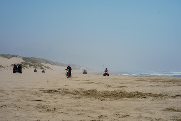 Sand dune off-roading in Florence, Oregon, USA