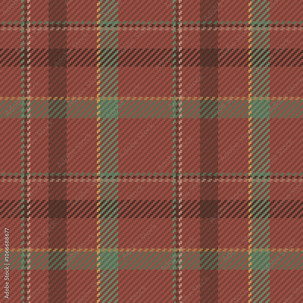 Poster seamless pattern of scottish tartan plaid. repeatable background with check fabric texture. vector b