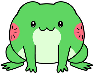 cute frog cartoon