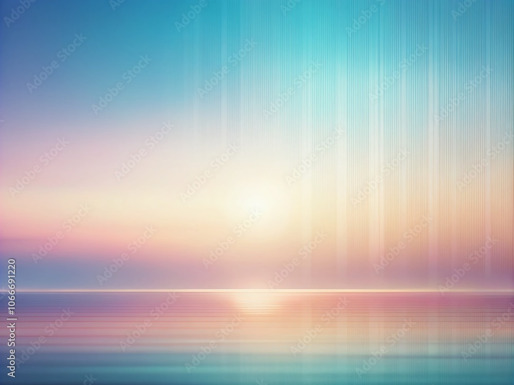 Poster muted gradient backdrop with integrated tech elements for modern design aesthetic