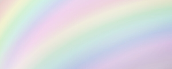 Fototapeta premium Blurred rainbow background of liquid colors, holographic effect. Background for text, image, advertising. Rainbow colorful light effect, transparent background, png.
