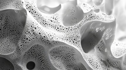 Mesh of intertwined lines, dynamic motion effect, organic shapes
