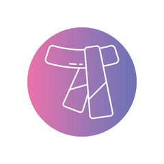 Winter Scarf vector icon stock illustration