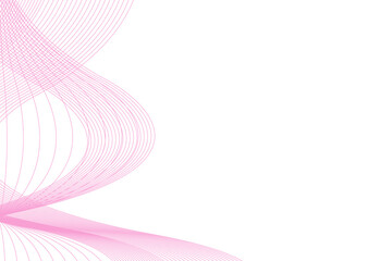 Soft Pink Wave Line Abstract Background