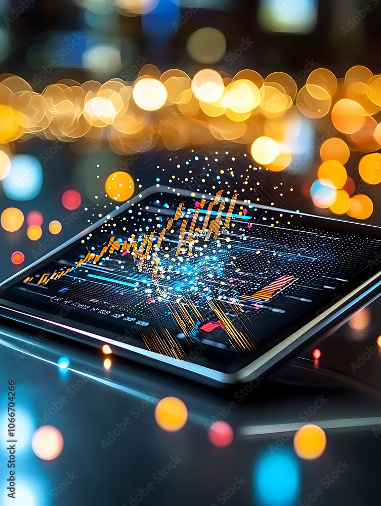 Poster optimize your inventory management track stock effectively with a real-time dashboard on your tablet