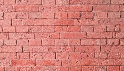 Beautiful building brick background with retro bricks, blank for advertising