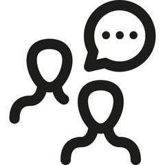 Discussion between two individuals about a new project in a modern office during working hours