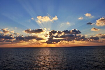 Sonnenuntergang über Ägypten