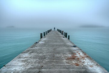 A long pier stretches out into the ocean, perfect for sunset photoshoots or romantic strolls