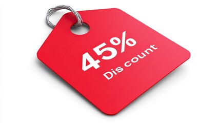 Simple Black Friday Discount of 45% Tag