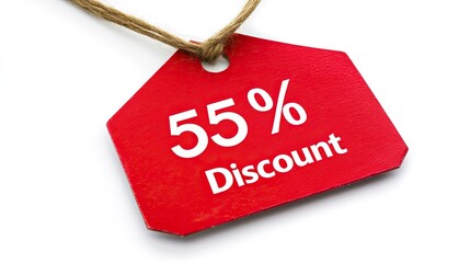 Simple Black Friday Discount of 55% Tag