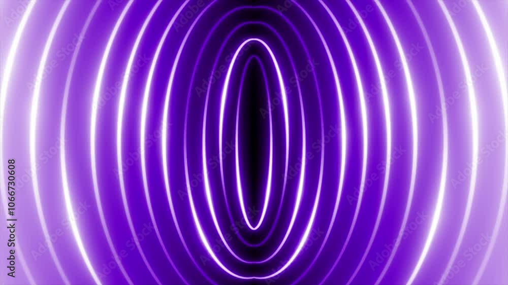 Aufkleber purple color glowing lines with 3d empty space modern design technology background