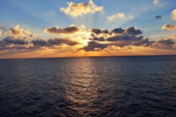 Sonnenuntergang über Ägypten