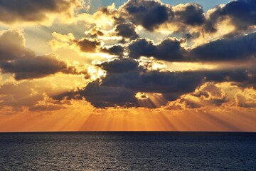 Sonnenuntergang &uuml;ber &Auml;gypten