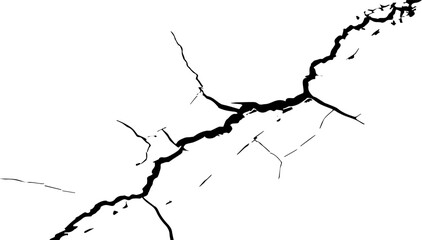 Lots lines of crack ground for abstract background. Distress Grunge Texture Pattern. Lots lines of crack ground for abstract background.