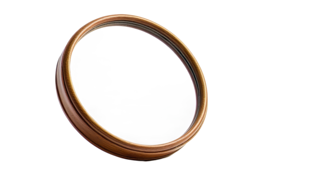 Mirror isolated on transparent background