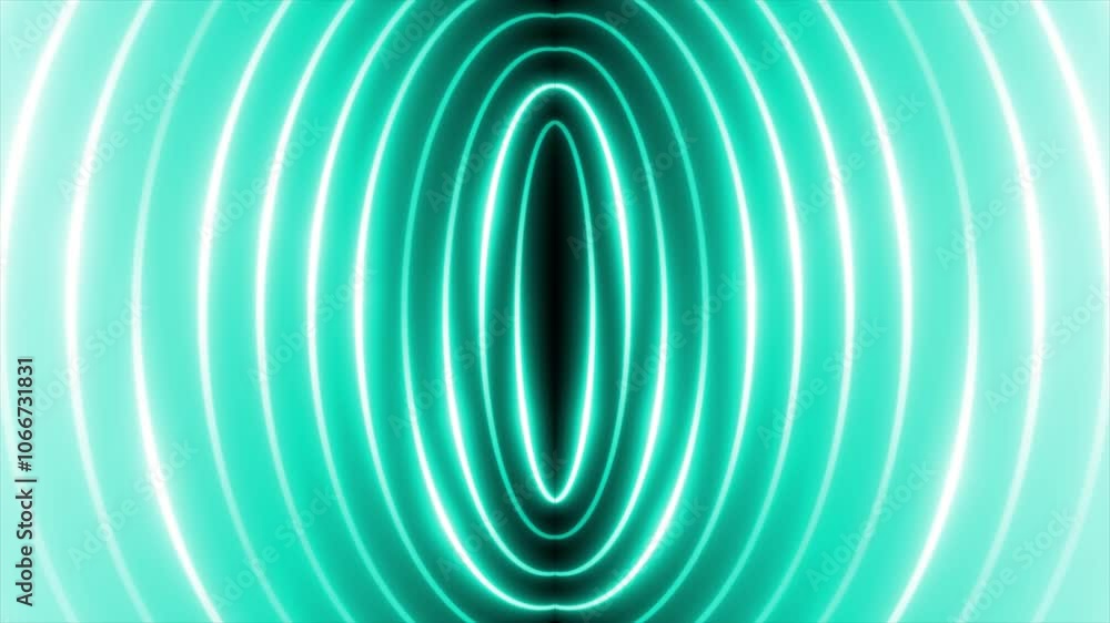 Poster cyan color glowing lines with 3d empty space modern design technology background