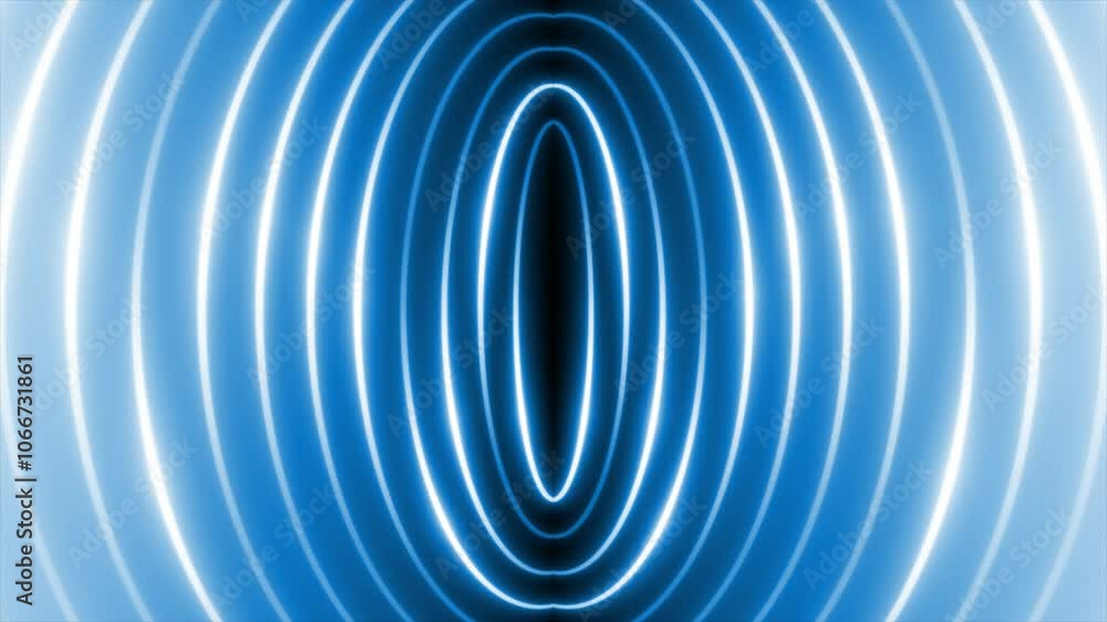 Poster royal blue color glowing lines with 3d empty space modern design technology background
