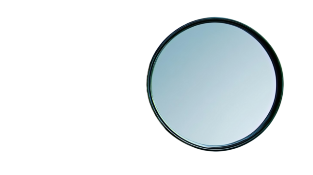 Mirror isolated on transparent background