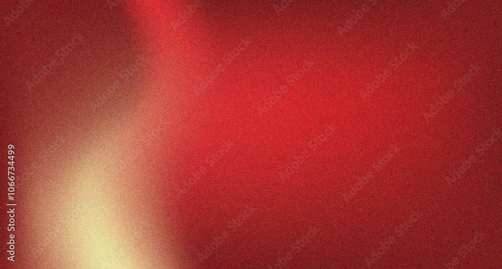 Wall mural gradient red light yellow with grain texture background, grainy gradient wallpaper, red color backgr