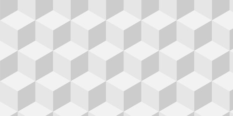 Abstract white diamond style minimal blank cubic. Geometric pattern illustration mosaic, square and triangle wallpaper.	