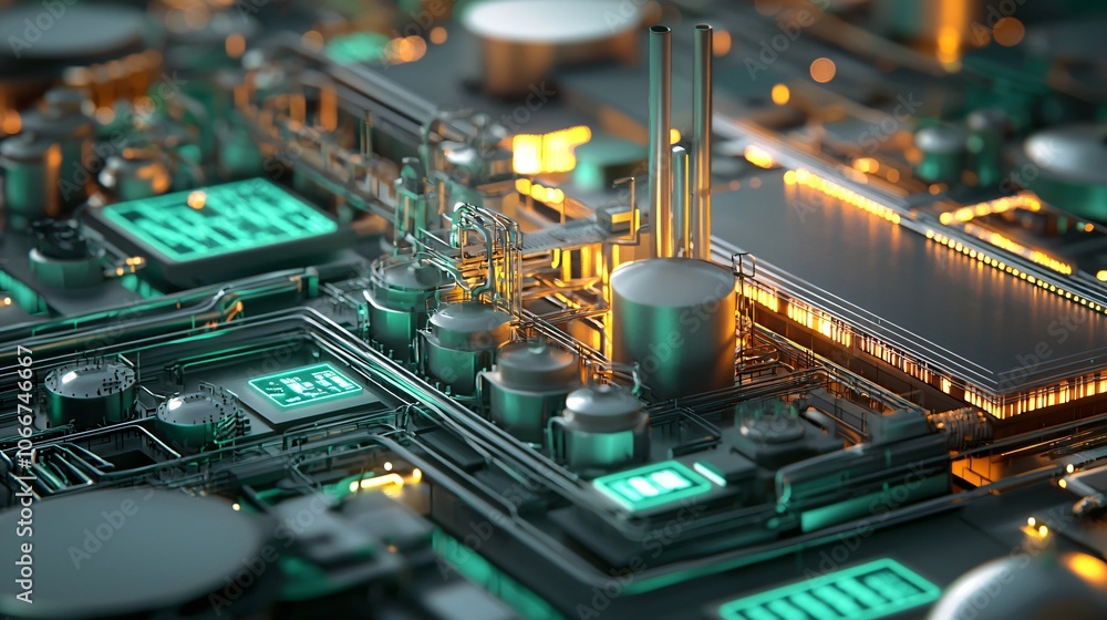 Aufkleber Enhance business operations efficiency through advanced technological processes for optimal performance