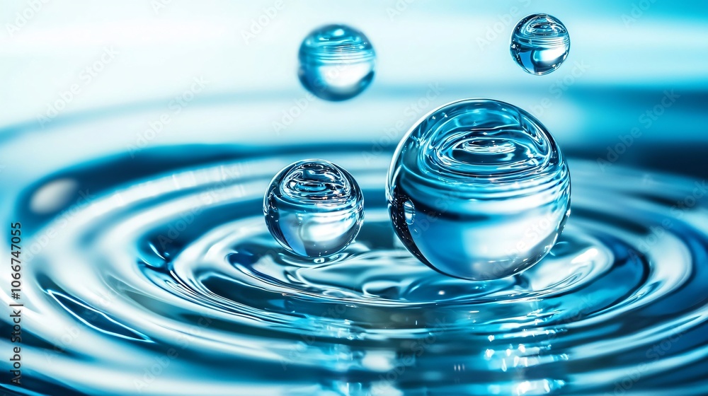 Aufkleber explore the intricacies of water droplets and their impact on business strategy development and reso