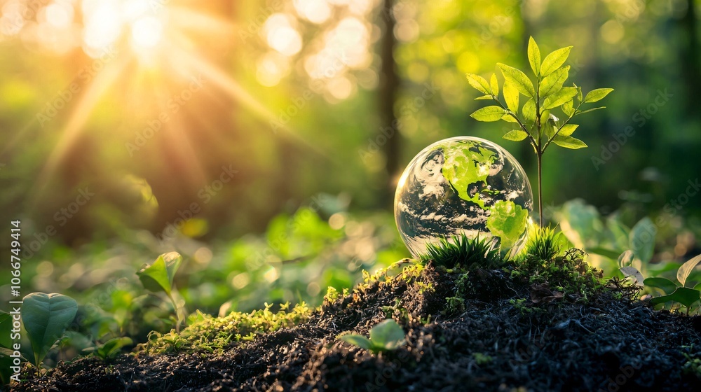 Aufkleber Embrace sustainable practices to achieve net zero carbon transformation through effective transition strategies