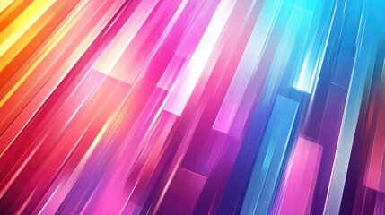 Vibrant Abstract Lines and Colors Background