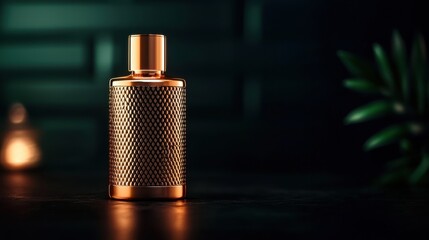Discover luxurious polished copper perfume bottles with hammered texture for elegant dispensing