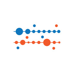 Molecule logo illustration vector template