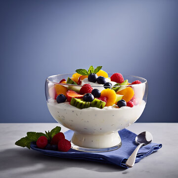 Dessert - Fr&uuml;chtemix mit Joghurt