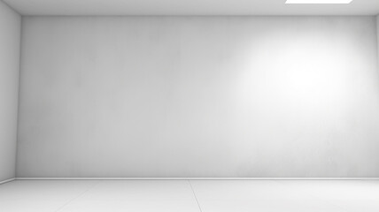 grey wall background in an empty studio