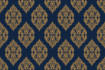 Motifs African boho paisley Floral Ikat seamless pattern embroidery border. Ethnic ikat floral Ethnic Indian Pattern Ikat pattern Ethnic Pattern.Border floral Aztec embroidery border seamless patterns