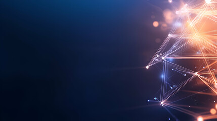 Digital technology world. Business virtual concept