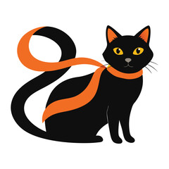 elegant red ribbon-and bow isolated on white background