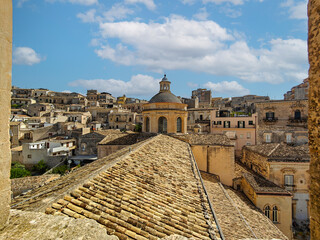 Modica, Italy - a Unesco World Heritage and one of the most beautiful villages in Southern Italy,...