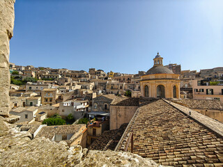 Modica, Italy - a Unesco World Heritage and one of the most beautiful villages in Southern Italy,...