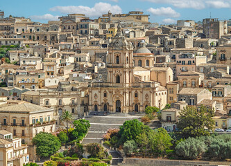 Modica, Italy - a Unesco World Heritage and one of the most beautiful villages in Southern Italy,...