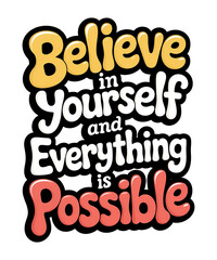 lettering typography quote in 70s hippie retro typography design style for t shirt 