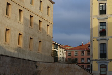 Building in the city of Gijón, Spain