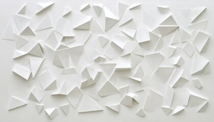 White Geometric Shapes.